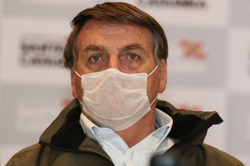 (Florianópolis - SC, 04/07/2020) Presidente da República, Jair Bolsonaro durante encontro de trabalho