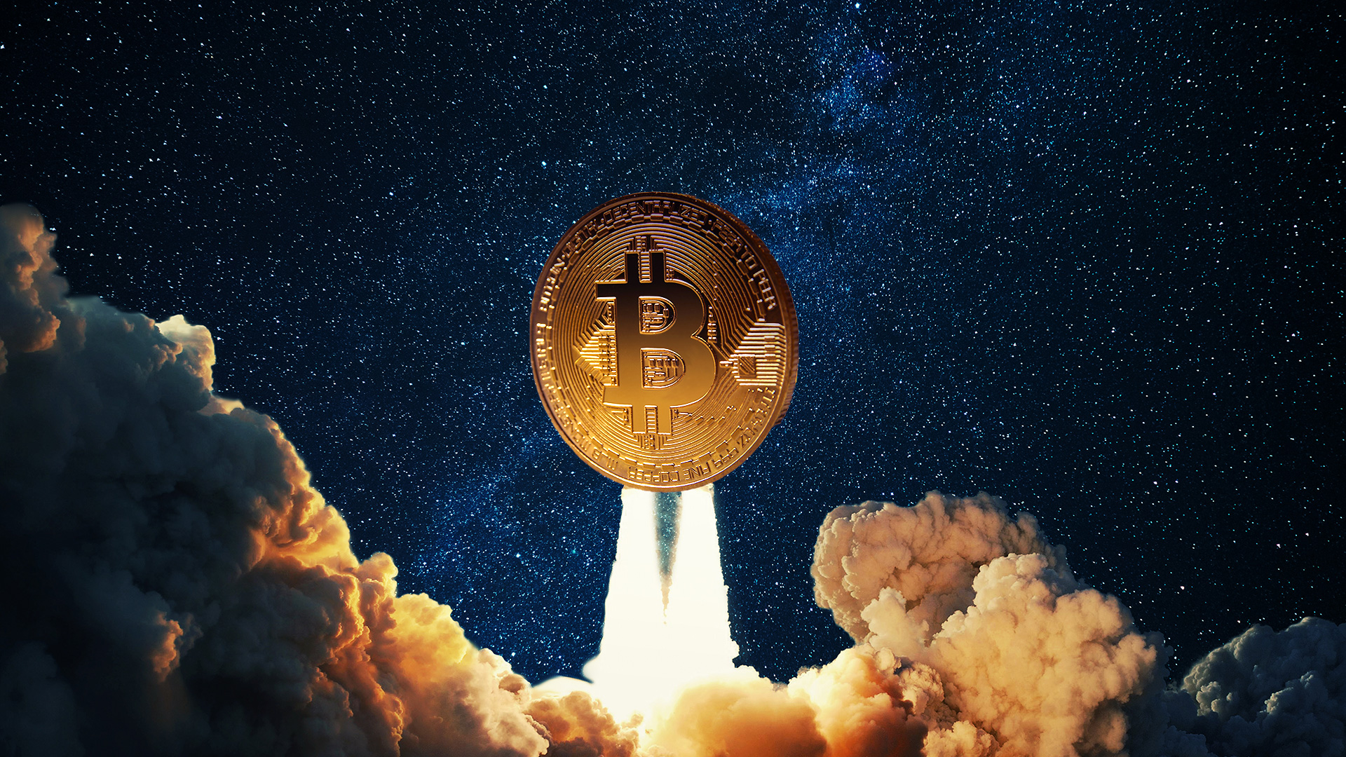 Bitcoin Foguete criptomoedas