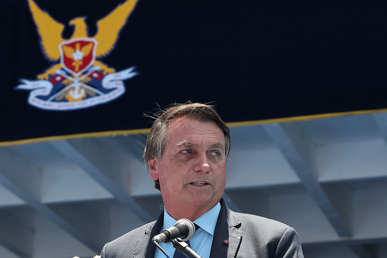 O presidente Jair Bolsonaro