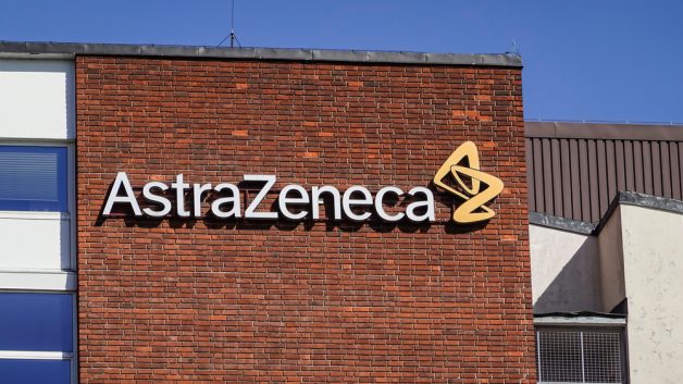 Logo da farmacêutica AstraZeneca