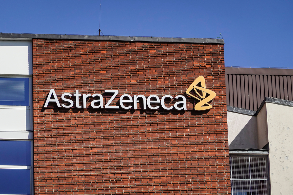 Logo da farmacêutica AstraZeneca