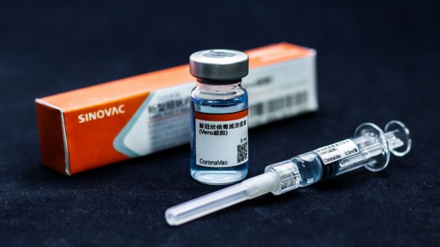 Coronavac, vacina contra o coronavírus desenvolvida pela chinesa Sinovac em parceria com o Instituto Butantan