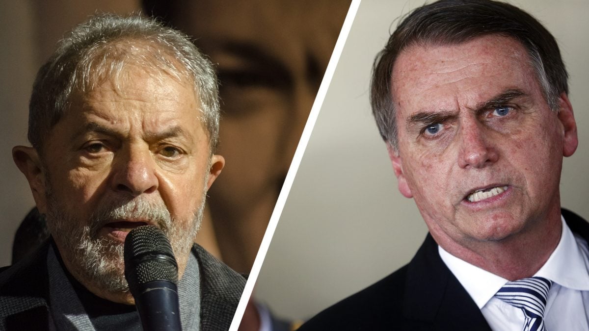 Pesquisa Ipespe mostra empate técnico entre Lula e Bolsonaro nas