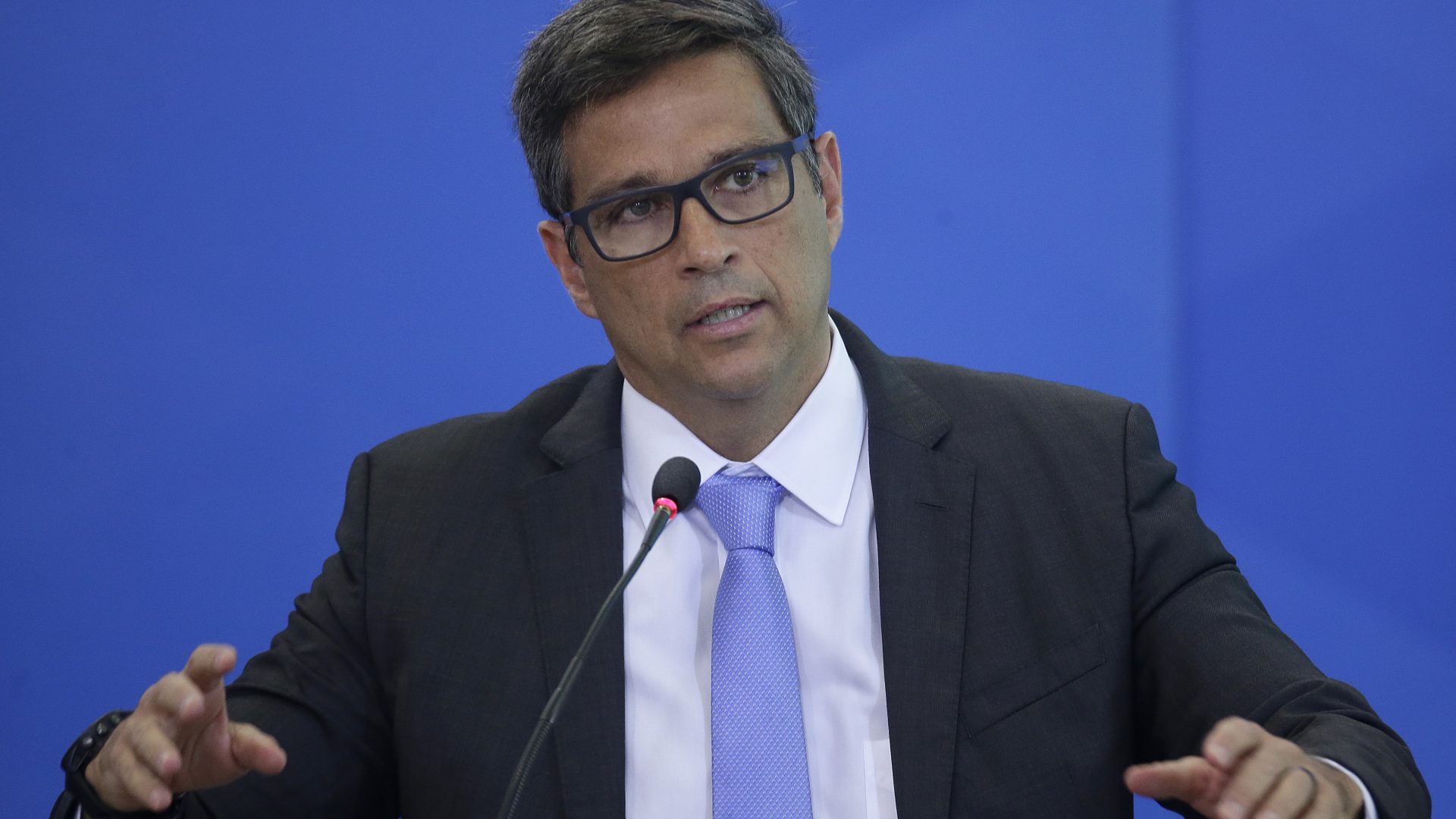 Roberto Campos Neto, durante solenidade de lançamento do crédito imobiliário com taxa fixa e sem correção, da Caixa Econômica Federal (CEF), no Palácio do Planalto, em Brasília (DF).