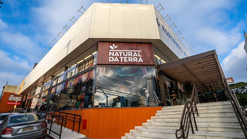 Fachada da Hortifruti Natural da Terra, compara pela Americanas (AME3)