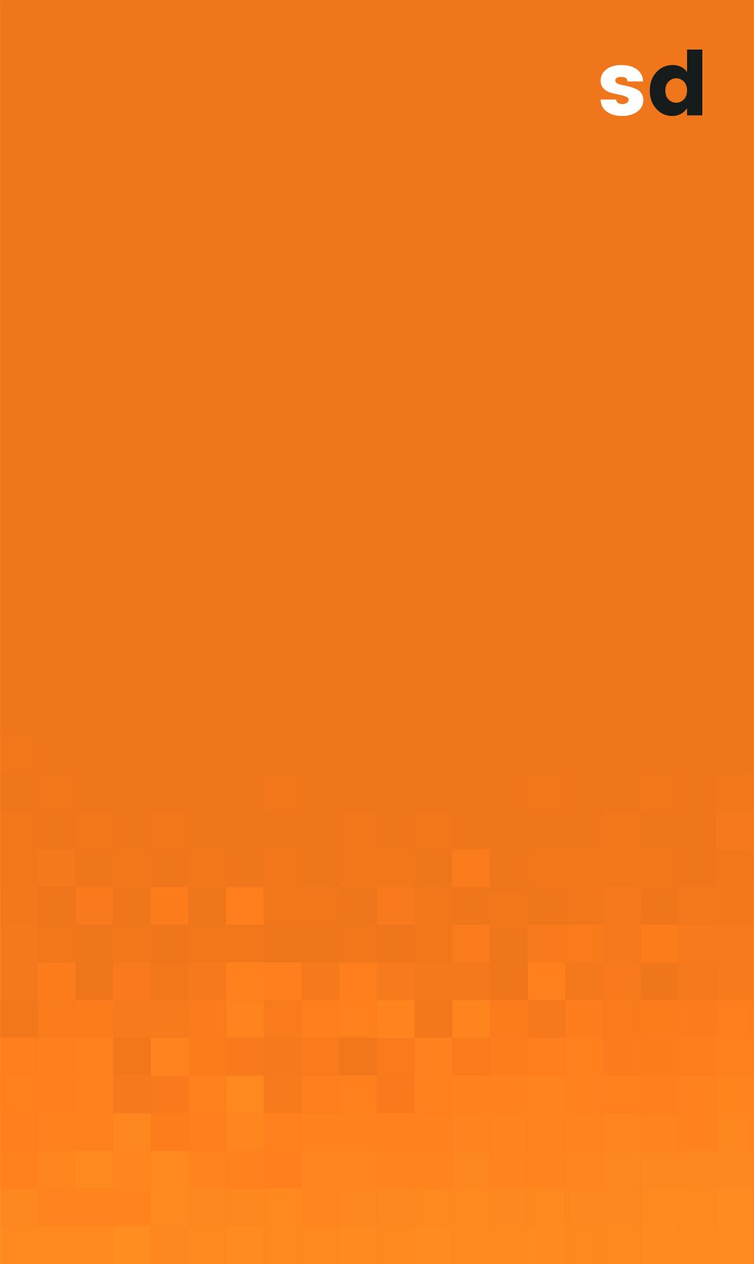 fundo laranja pixelado