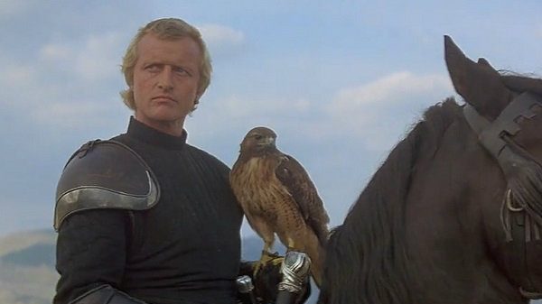 O ator Rutger Hauer em "O Feitiço de Áquila"