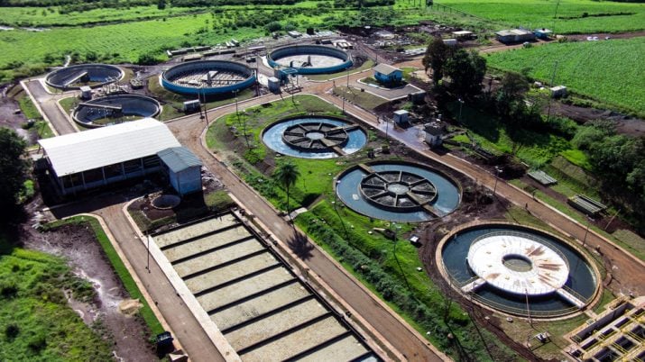 Estação de tratamento de esgoto