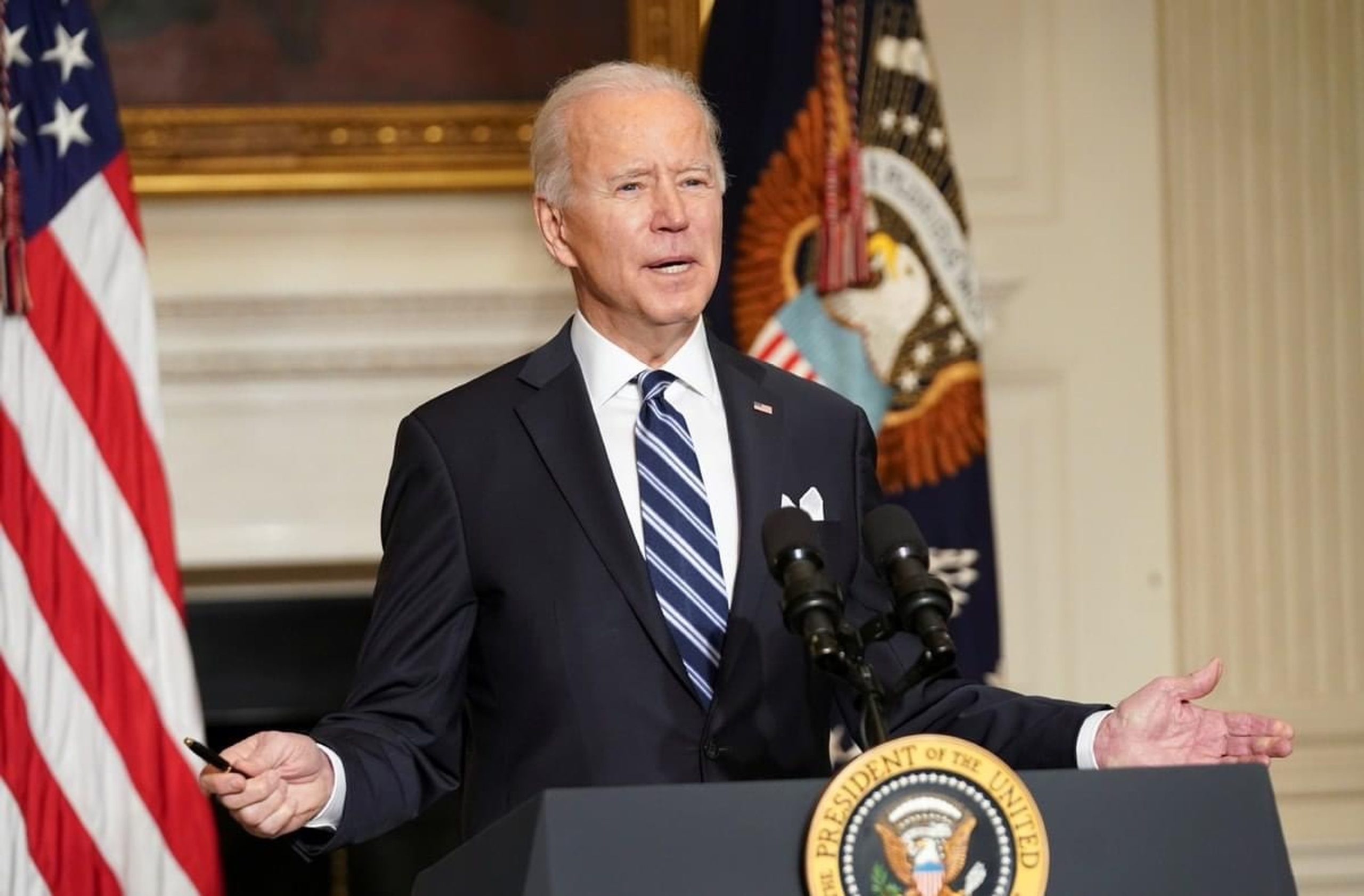 joe biden fala sobre pacote infraestrutura