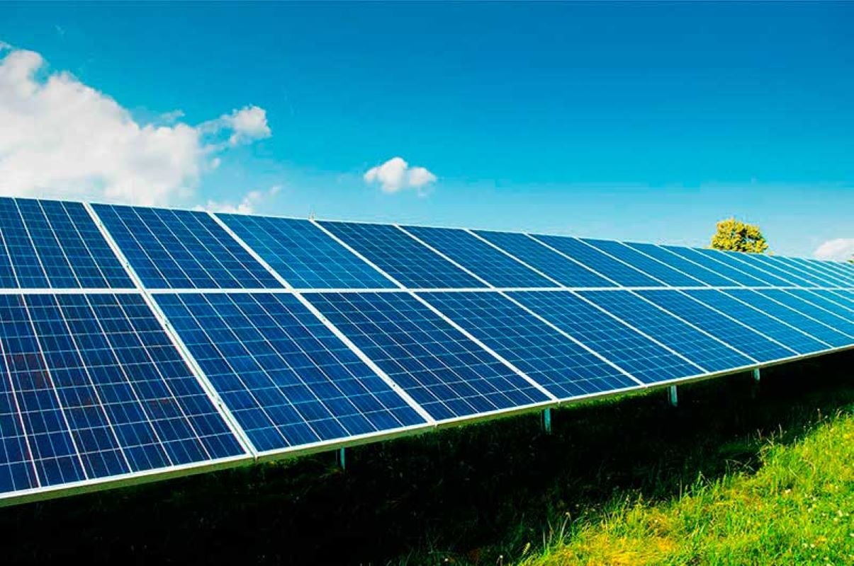 painéis solares para geração de energia