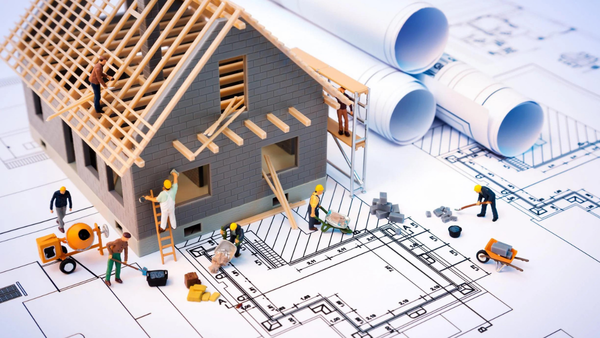 Miniatura de uma casa em construção | Fundos imobiliários