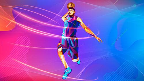 ilustração de jogador de basquete segurando bola para lançar