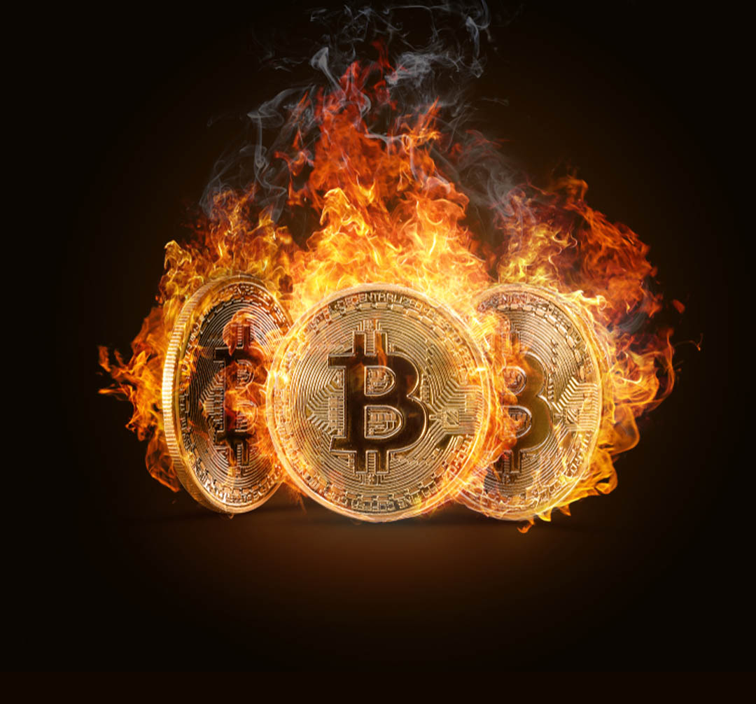 bitcoin pegando fogo