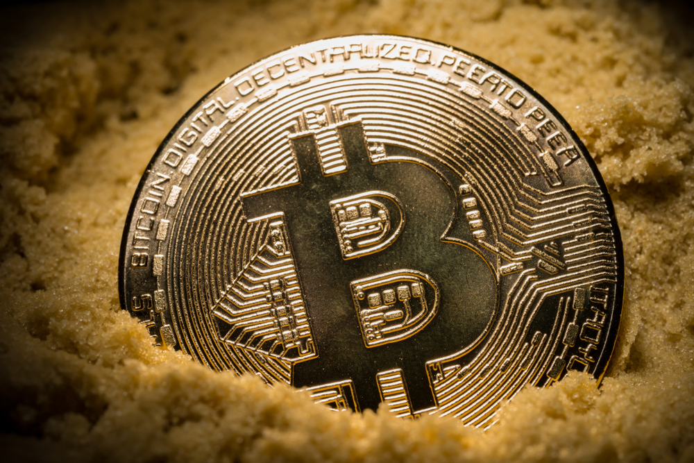 bitcoin sendo soterrado