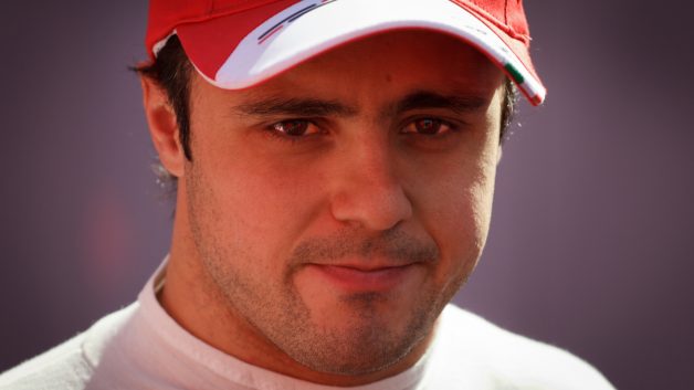 Rosto do piloto Felipe Massa