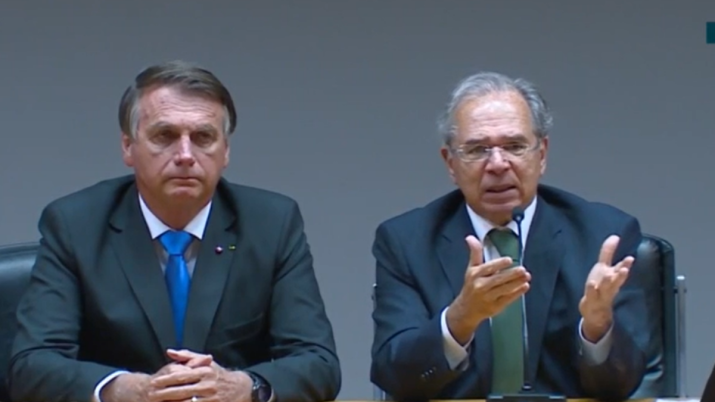 Bolsonaro e Paulo Guedes