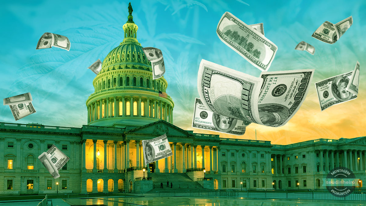 Congresso Americano dólar cannabis verde
