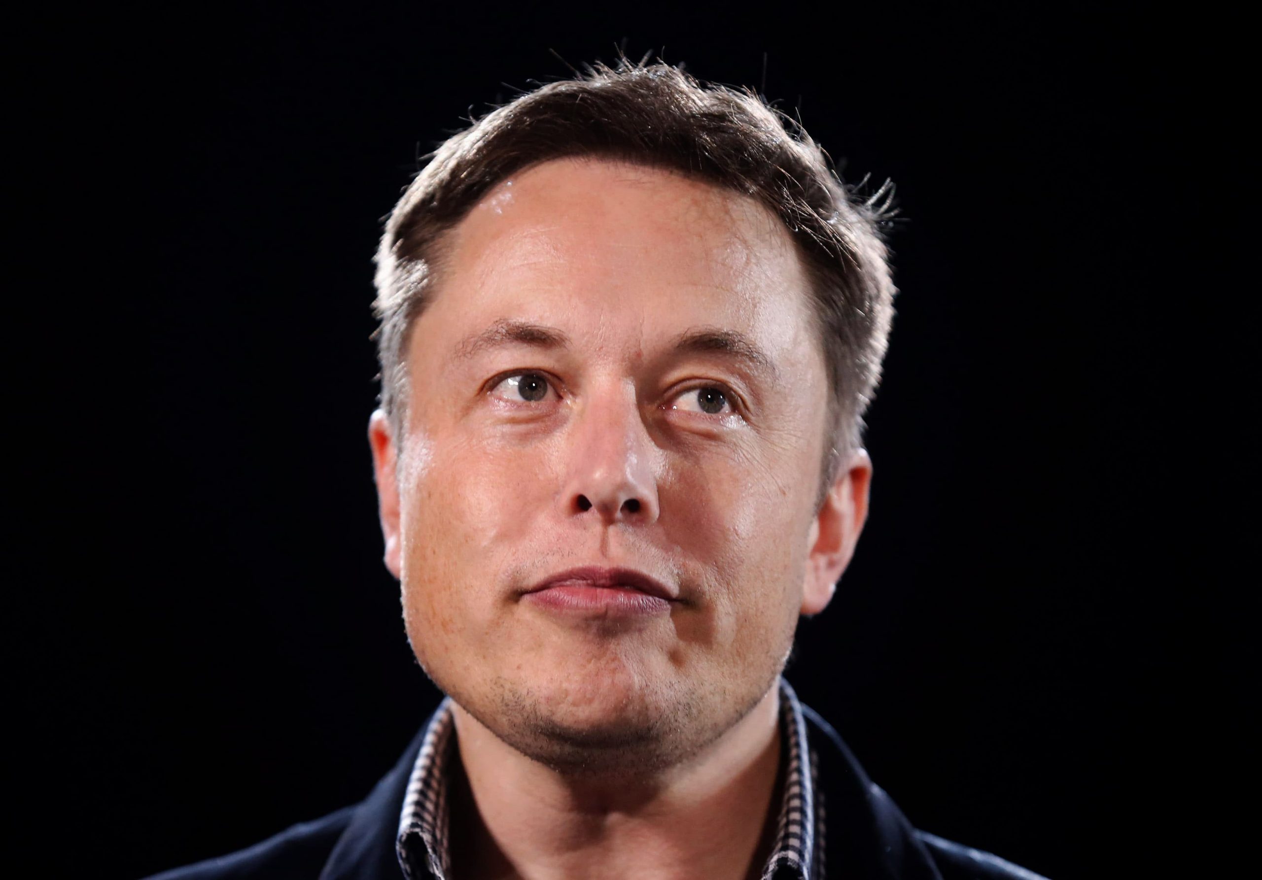 Elon Musk com cara de chateado