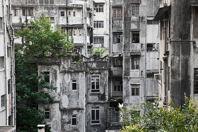 Apartamentos velhos