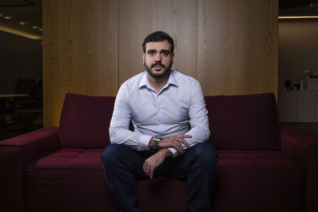 Retrato de Marcel Andrade, da Vitreo