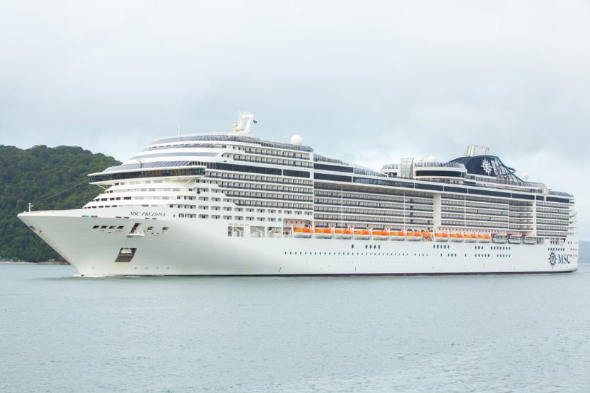 Navio de cruzeiro MSC Preziosa