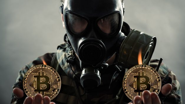 Bitcoin na guerra