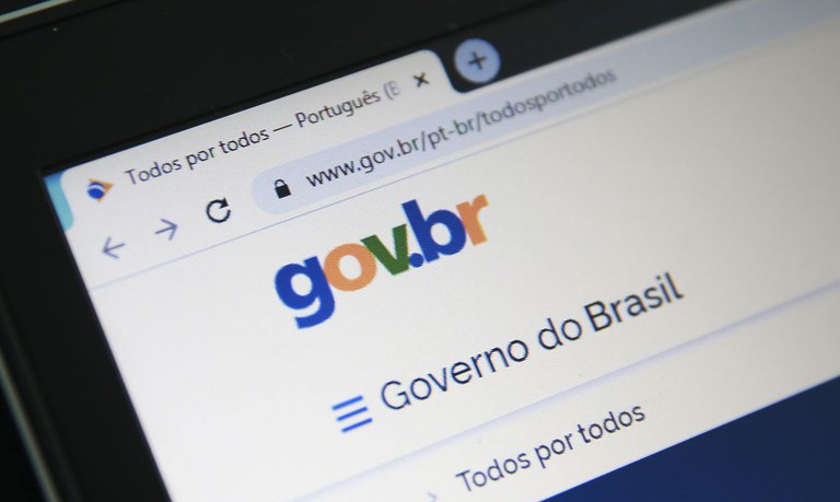 Imagem do site gov.br
