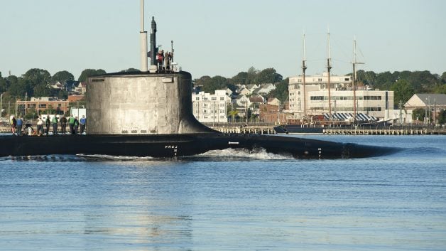 Submarino no mar