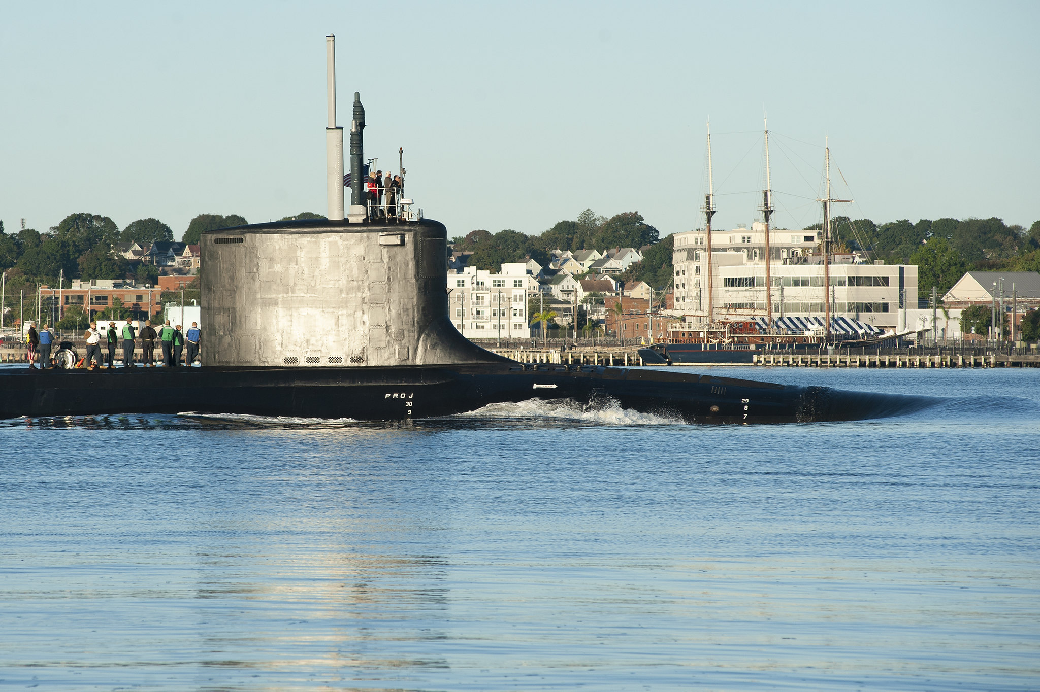 Submarino no mar