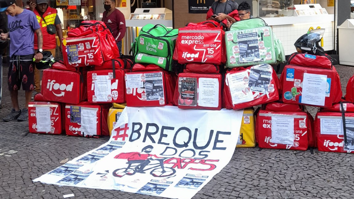 breque dos apps ifood usava perfis falsos contra a greve dos entregadores