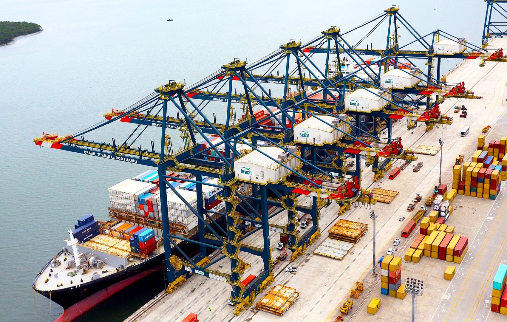 Terminal da APM no Porto de Santos