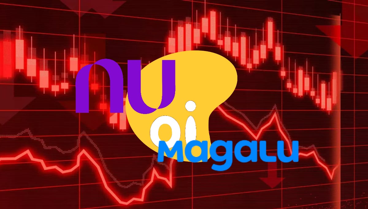 ações oi magazine luiza e nubank