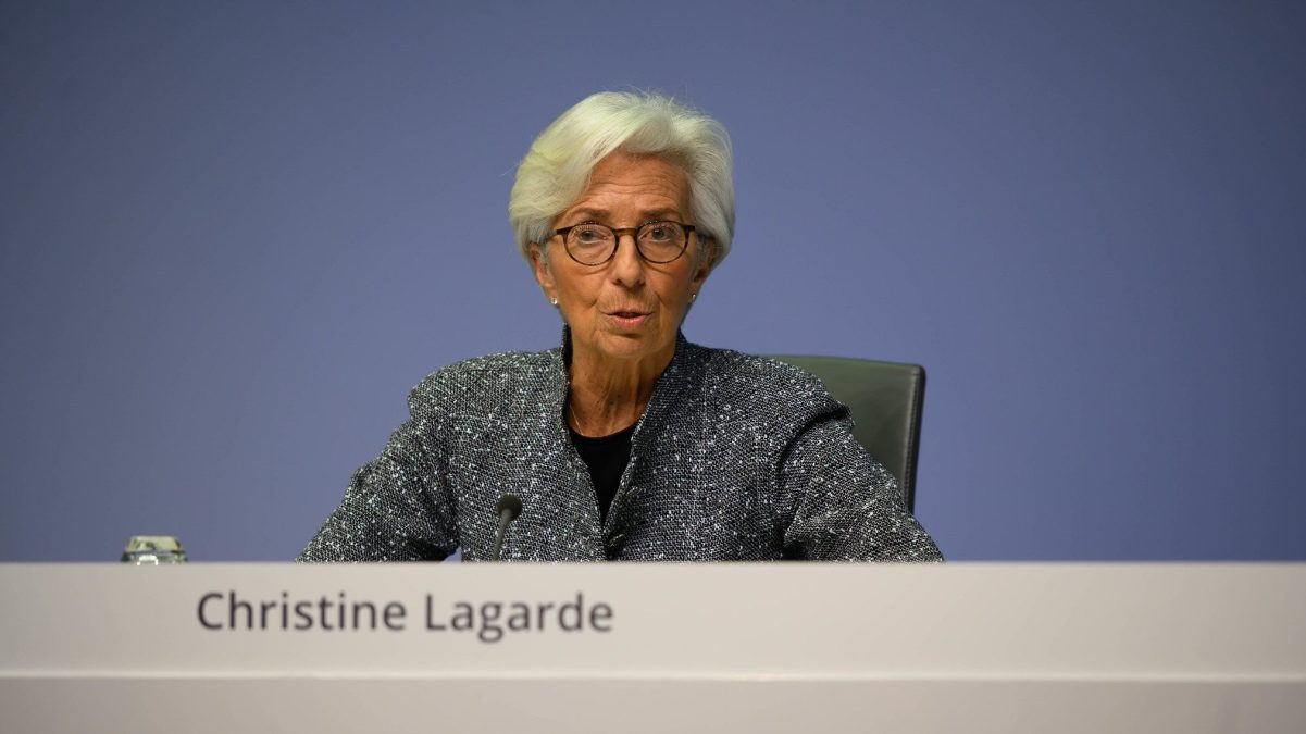 A presidente do Banco Central Europeu (BCE), Christine Lagarde. — ata da reunião pressiona bolsas hoje