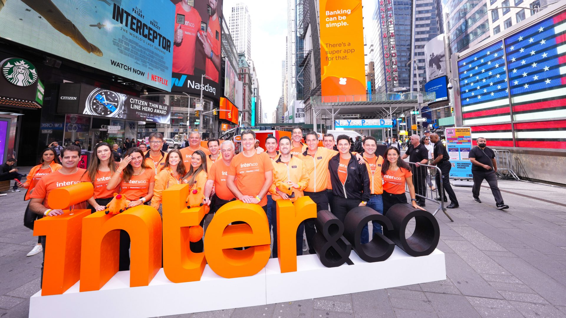 Inter chega à Nasdaq