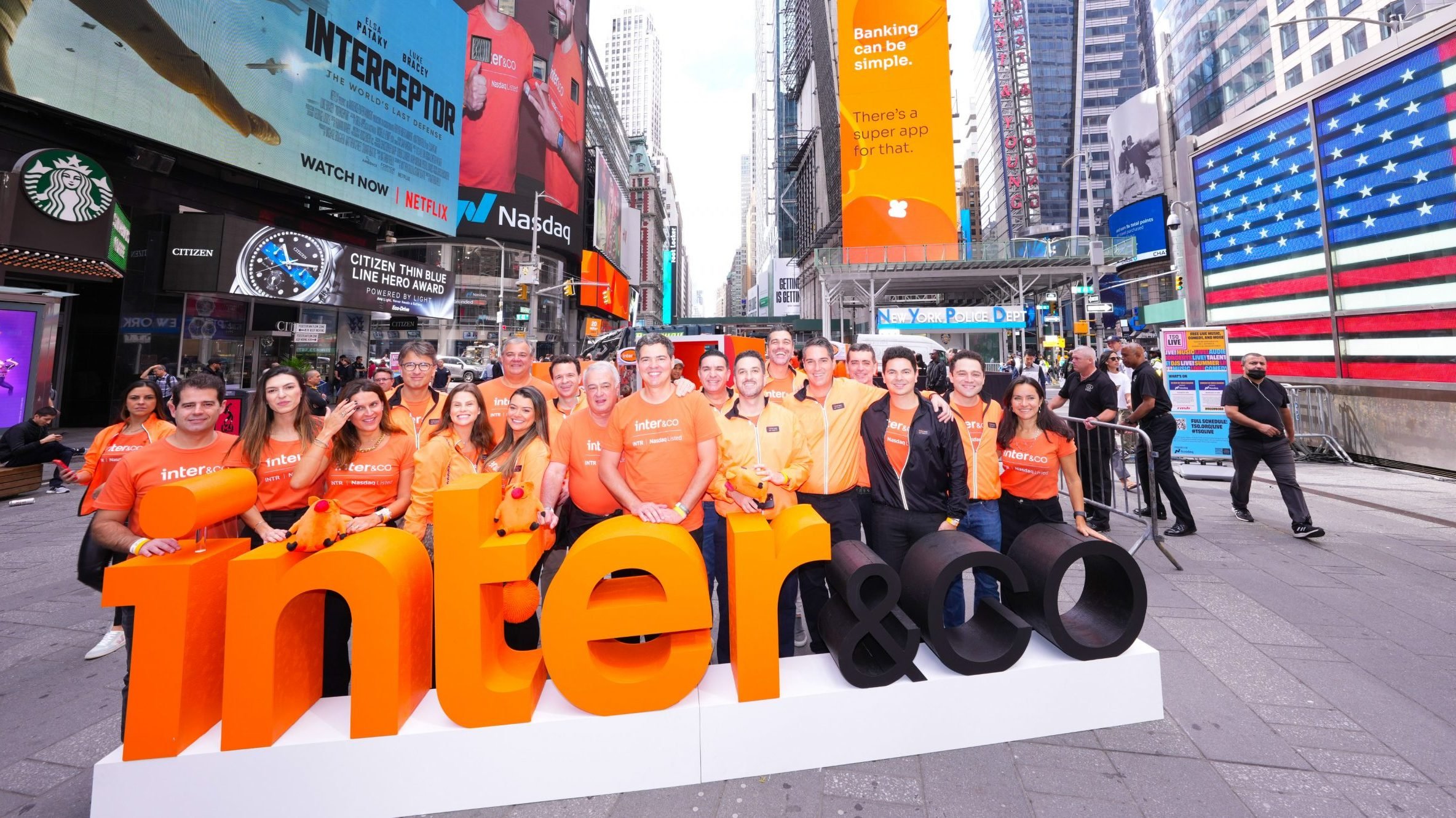 Inter chega à Nasdaq