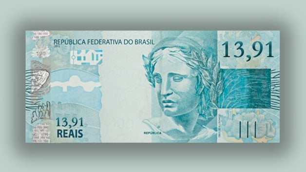 nota 13,91 inflação dinheiro IPCA