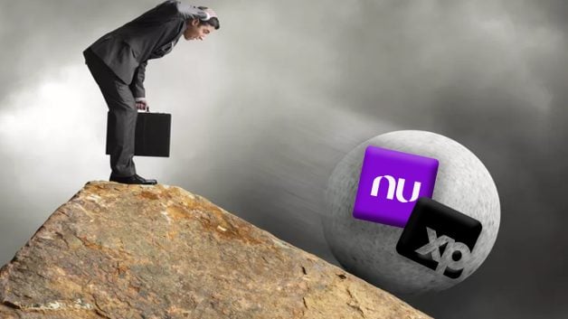 Queda do Nubank NUBR33 e da XP XPBR31 na bolsa americana