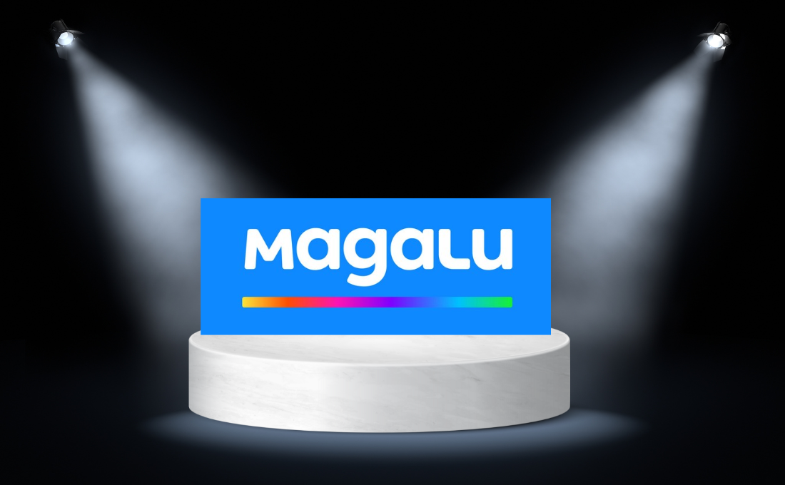 Ações da Magalu na bolsa