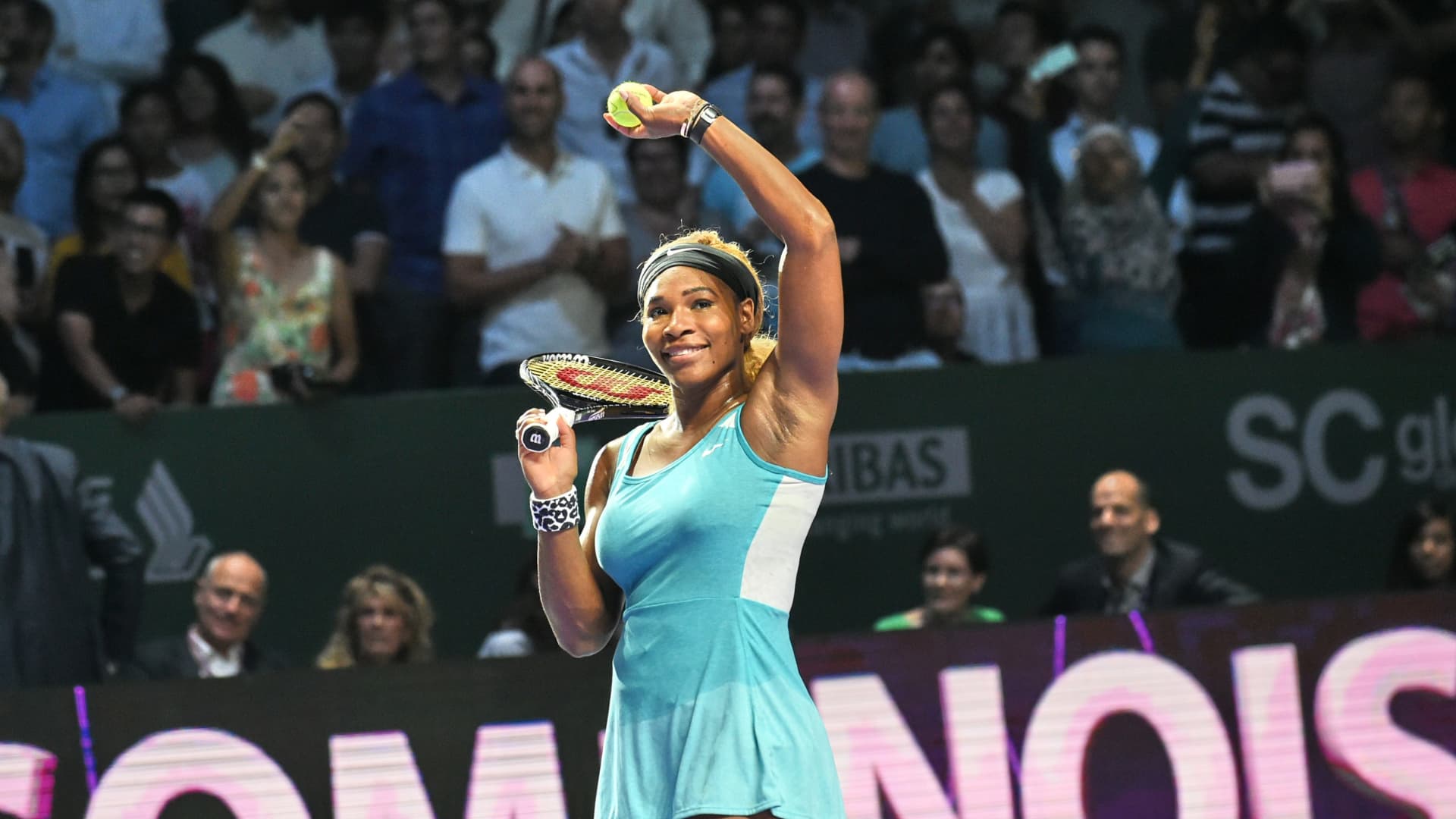 Serena Williams chega ao Brasil para evento de gigante do setor financeiro