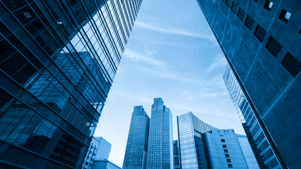visão de prédios como representação de fundos imobiliários