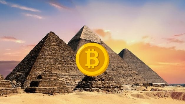 Esquema de pirâmide criptomoedas bitcoin golpe fraude CPI