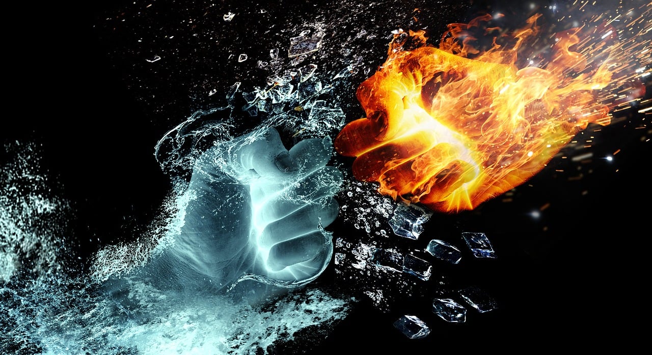 fogo, incêndio, extintor, água
