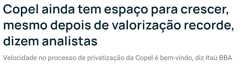 Copel (CPLE6) com capital pulverizado? Se depender do governo do Paraná,  privatização vai acontecer — ações disparam 22% - Seu Dinheiro