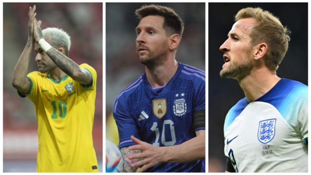 Neymar, Messi e Harry Kane: os protagonistas das seleções favoritas para ganhar a Copa do Mundo