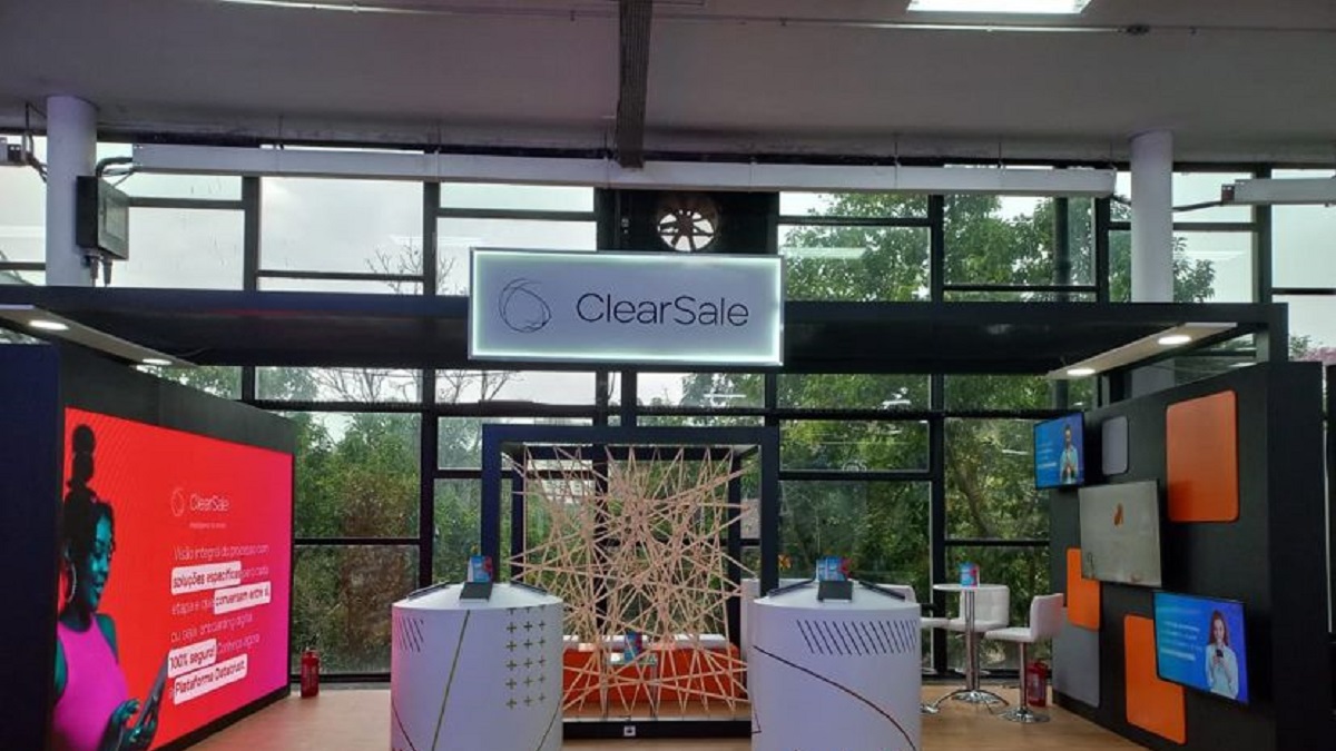 Stand da ClearSale (CLSA3), empresa do setor antifraude que fez IPO em 2021
