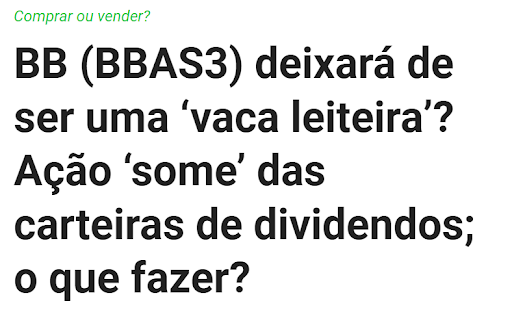 banco do brasil dividendos