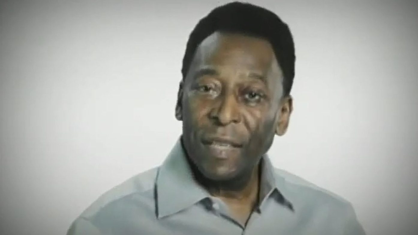 Pelé em campanha publicitária da BM&FBovespa em 2010