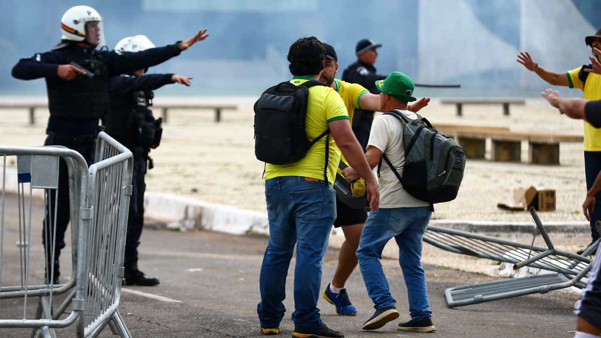 Protestos com teor golpista tomaram Brasília no dia 8 de janeiro de 2023