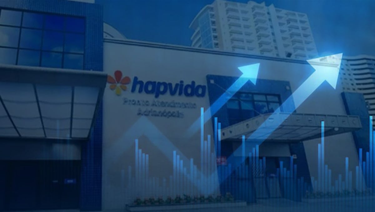 hapvida hapv3 ações setor de saúde
