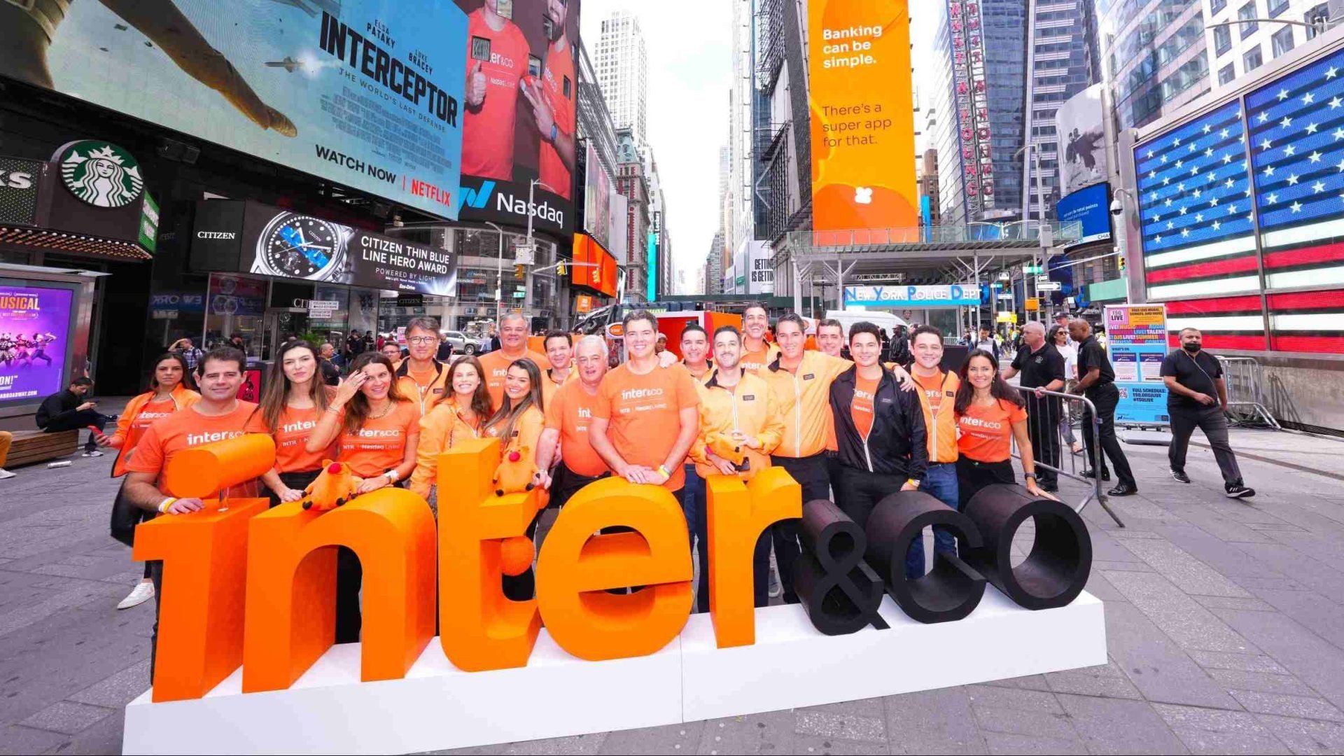 Inter celebra chegada à Nasdaq em junho de 2022